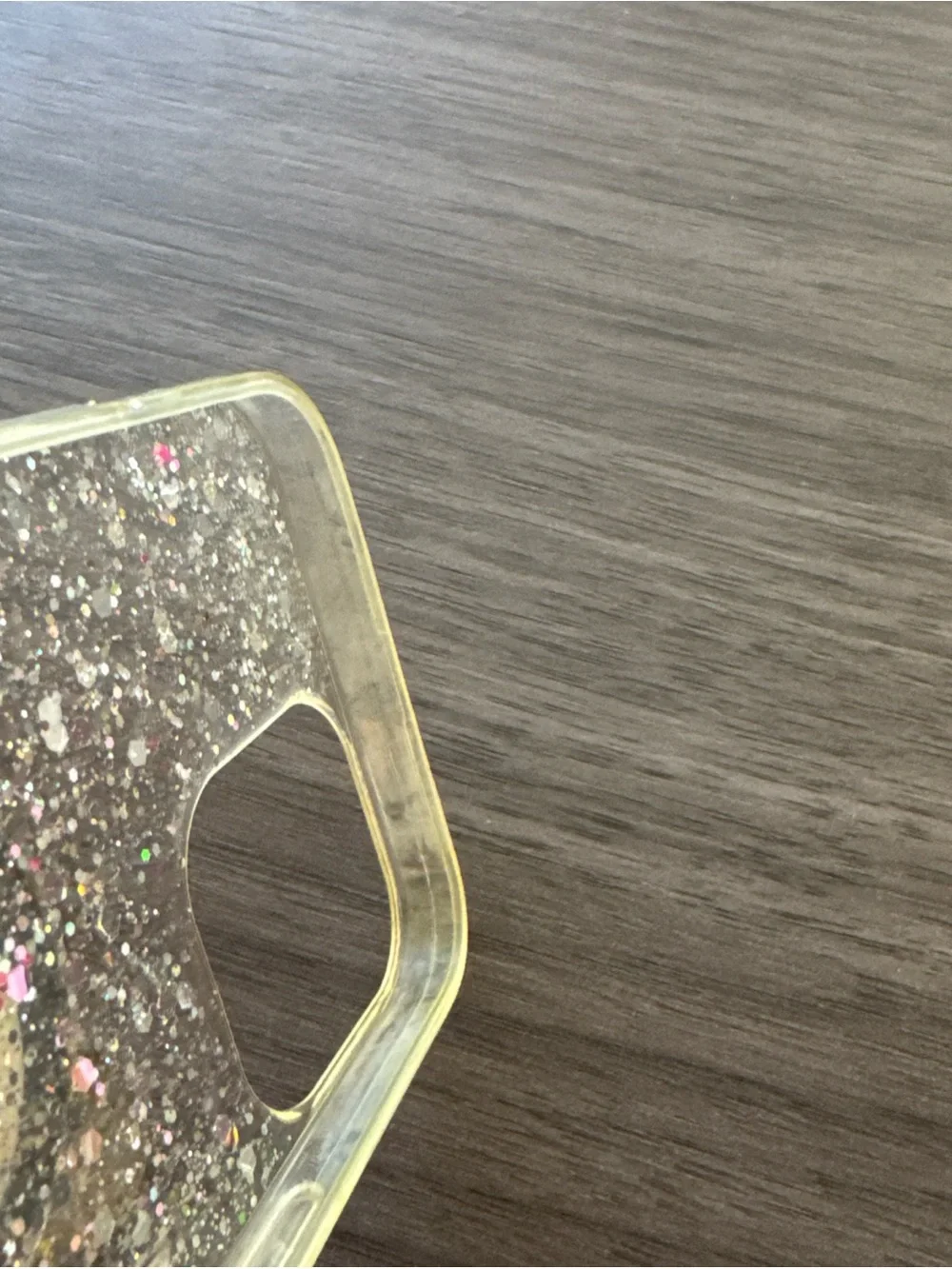 ⭐️iPhone 13 Pro Max Glitter Cat Ear Phone Case with Mirror and Bow - Silver